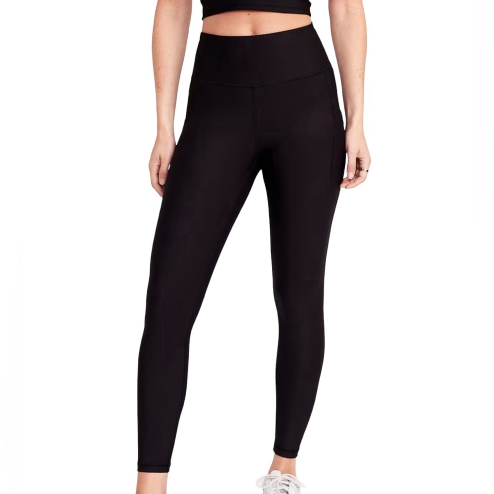 NWOT Old Navy High Waisted PowerSoft Go Dry Leggings Sizes XL